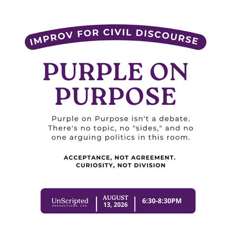 Purple on Purpose: Improv for Civil Discourse | Newtown News of Interest | Scoop.it