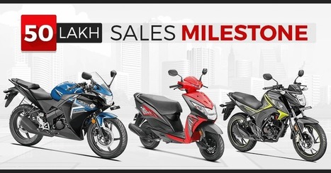 Honda Sold 50 lakh Bikes & Scooters | Maxabout Motorcycles | Scoop.it