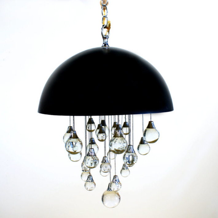 Mod Glass Hanging Chandelier | Antiques & Vintage Collectibles | Scoop.it