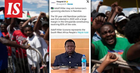 Namibialaispoliitikko Adolf Hitler Uunona vaihtoi nimensä | 1Uutiset - Lukemisen tähden | Scoop.it