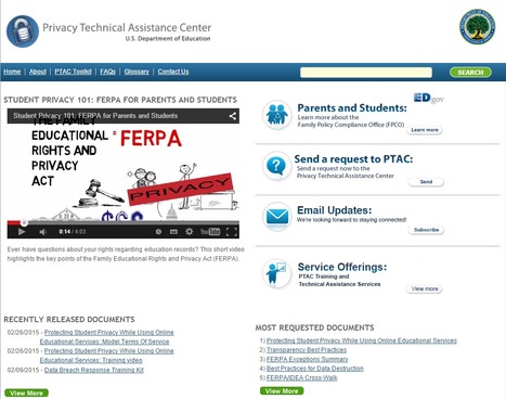 Privacy Technical Assistance Center (PTAC) | U.S. Department of Education | FERPA | Digital CitizenShip | E-Learning-Inclusivo (Mashup) | Scoop.it