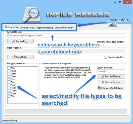 Freeware To Quickly Search Text In Lot of Text Based Files | Moodle and Web 2.0 | Scoop.it
