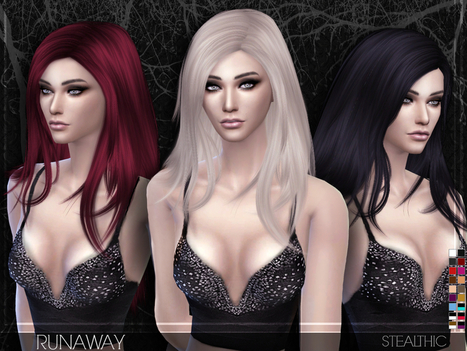 Stealthic: Runaway hairstyle | Les Sims | Scoop.it