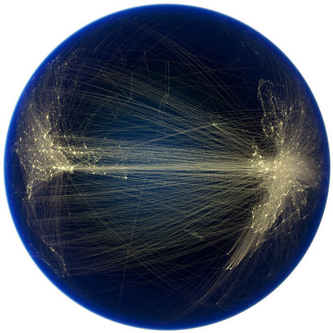 Satellite images of Earth show roads, air traffic, cities at night and internet cables - Telegraph | Digital Delights - Images & Design | Scoop.it