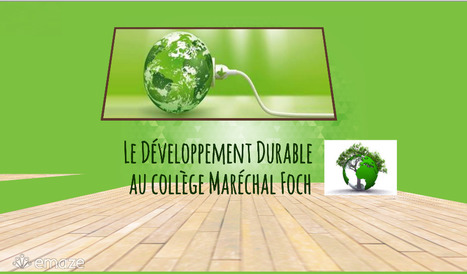 Le collège Maréchal Foch d'Arreau acteur majeur du développement durable dans les vallées | Vallées d'Aure & Louron - Pyrénées | Scoop.it