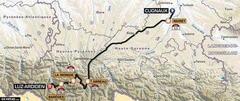 Étape 12 : Cugnaux - Luz-Ardiden - 211 km jeudi 14 juillet | Le Tour | Scoop.it