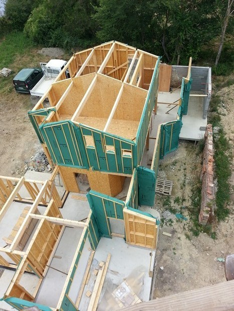 HEPOC – Chantier d’une maison bois avec remplissage chaux chanvre et fibre de bois | Build Green, pour un habitat écologique | Scoop.it