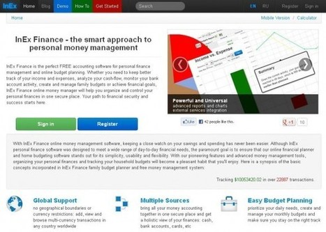 InEx Finance: easy-to-use online software for personal money management | PowerPoint Presentation | PowerPoint presentations and PPT templates | Scoop.it