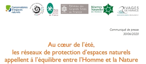 Au cœur de l’été, les réseaux de protection d’espaces naturels appellent à l’équilibre entre l’Homme et la Nature | COVID-19 : Le Jour d'après et la biodiversité | Scoop.it