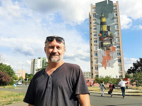Le Mans. Street-art : une magnifique fresque d'inspiration marine sur un immeuble des Sablons | L'actualité des quartiers politique de la ville de Bretagne et Pays de la Loire | Scoop.it