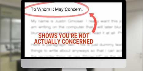 8 Things You Should Never Write in a Cover Letter | Teaching Business Communication and Employment | Scoop.it