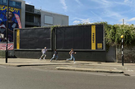 Gymbox have turned a billboard into a workout for passing Londoners. | Famous Campaigns | 4 - Nouvelles pratiques sportives | Scoop.it