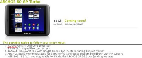Archos G9 Android 3.2 Tablets Are Now Officially Available | Embedded Systems News | Scoop.it