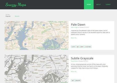 Herramientas para crear estilos personalizados para mapas de Google Maps | Aplicaciones y Herramientas . Software de Dise&ntilde;o | Scoop.it