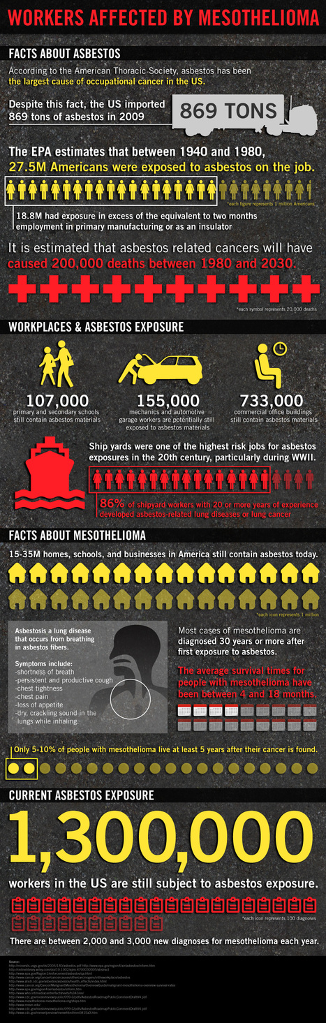 Asbestos Kills American Workers [Infographic] | Infographics and Social Media | Scoop.it