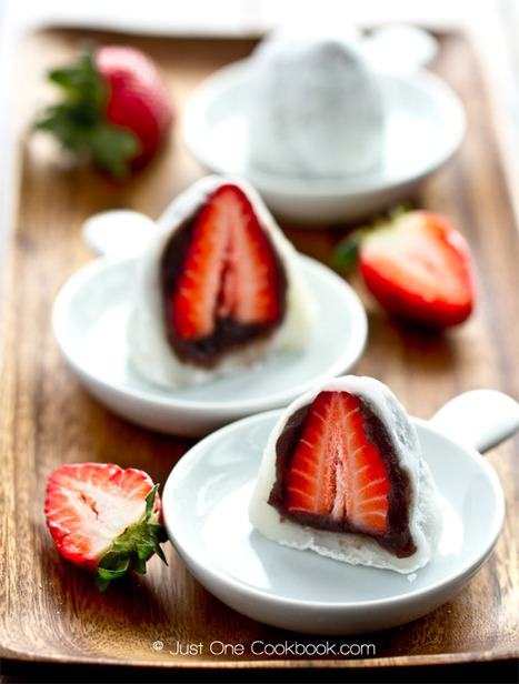 Strawberry Daifuku | Easy Japanese Recipes at Just One Cookbook — Just One Cookbook | The Asian Food Gazette. | Scoop.it
