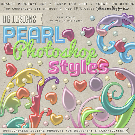 freebie: pearl photoshop styles | Drawing References and Resources | Scoop.it