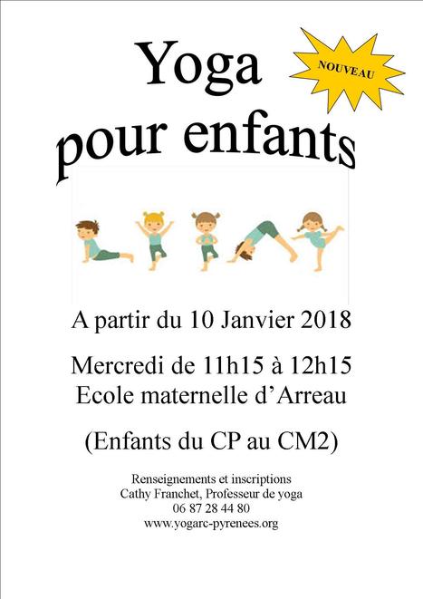 Cours de yoga pour les enfants à Arreau à partir du 10 janvier | Vallées d'Aure & Louron - Pyrénées | Scoop.it