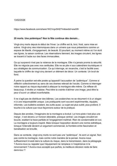 Repenser notre rapport &agrave; la montagne ? | Veille s&eacute;cu en vol libre | Scoop.it