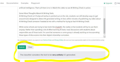 Free Technology for Teachers: The Makers of ChatGPT Have Launched a Tool to Detect Text Written With AI - Richard Byrne @rmbyrne  | Help and Support everybody around the world | Scoop.it