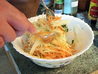 Salade de papaye aux crevettes | Voyage au coeur du Vietnam | Scoop.it