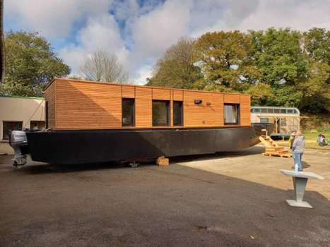 Avez-vous déjà vu une Tiny House flottante ? L'idée géniale et complètement "barge" de cette entreprise bretonne | Build Green, pour un habitat écologique | Scoop.it