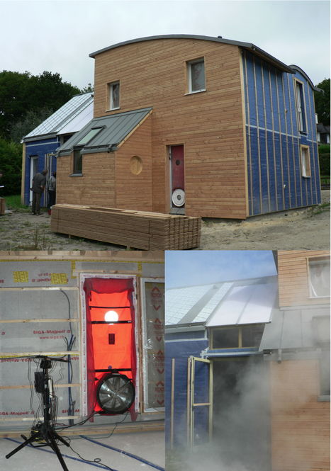 Test A d'étanchéité à l'air "Carnet de chantier N°17.05/ Construction d'une maison RT2012 à Riec/Bélon"- a.typique | Architecture, maisons bois & bioclimatiques | Scoop.it
