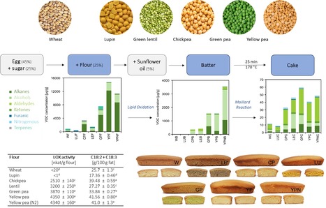R&eacute;activit&eacute; chimique des nouveaux ingr&eacute;dients &agrave; base de l&eacute;gumineuse : de la farine aux cakes | Life Sciences Universit&eacute; Paris-Saclay | Scoop.it