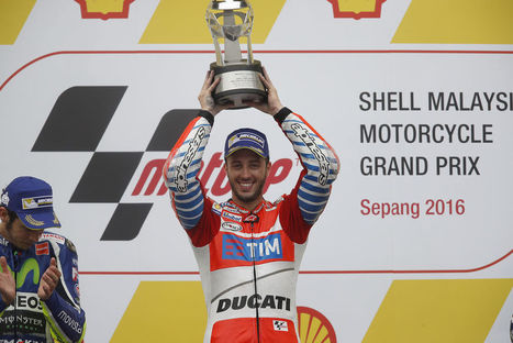 MotoGP: Dovizioso Puts Ducati on the Top Step in Sepang | Ductalk: What's Up In The World Of Ducati | Scoop.it