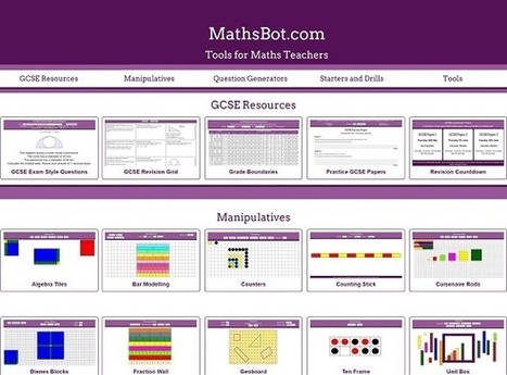 MathsBot.com Tools for maths teachers | Information and digital literacy in education via the digital path | Scoop.it