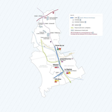 Projet Câble Nouvelle ligne Créteil > Villeneuve-Saint-Georges | Transports par cable - tram aérien | Scoop.it