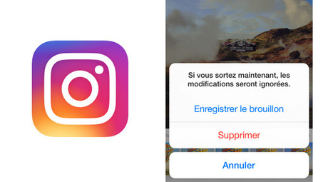Nouveauté : Enregistrer un brouillon sur #Instagram, comment ça marche ? | Time to Learn | Scoop.it