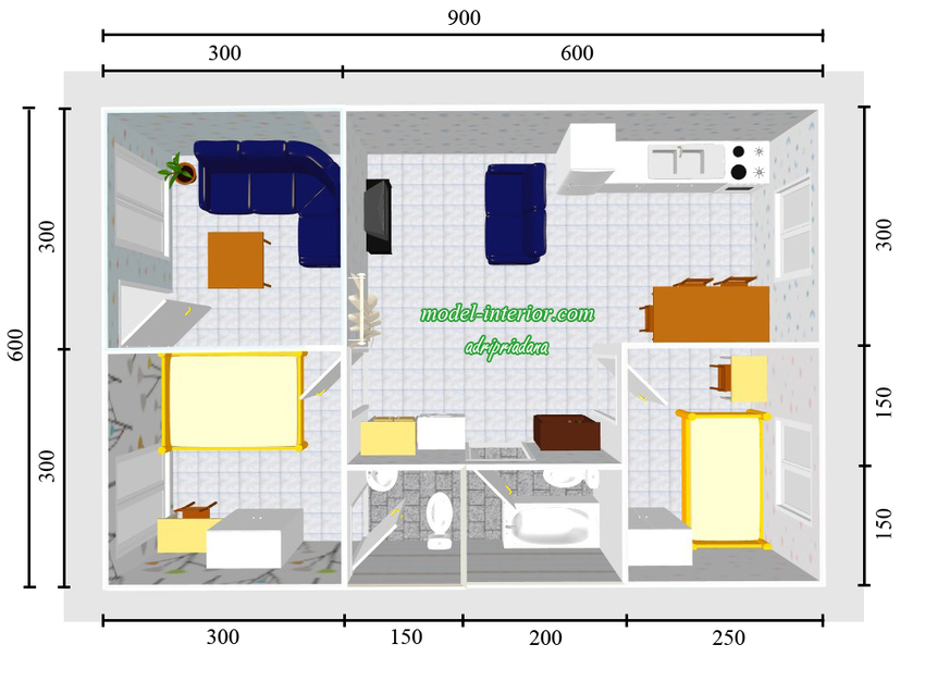 44 Rumah Minimalis Ukuran 6x9 Top 