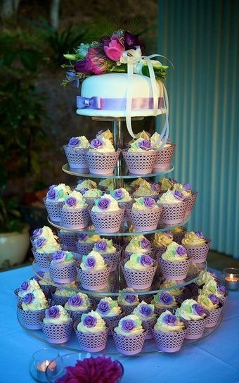 Purple cupcakes Weddingbee Boards | Candy Buffet Weddings, Favors, Events, Food Station Buffets and Tea Parties | Scoop.it