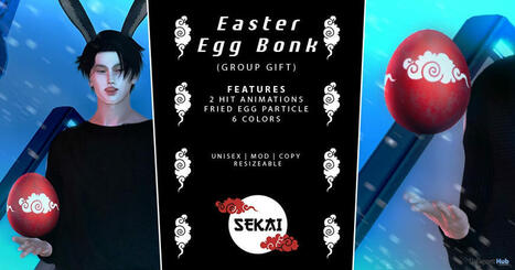 Easter Egg Bonk April 2025 Group Gift by +SEKAI+ | Teleport Hub - Second Life Freebies | Second Life Freebies | Scoop.it