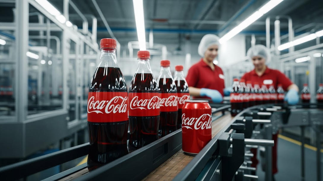 How Coca-Cola Is Made in a Factory | From Syrup...