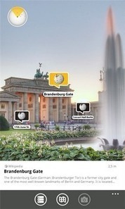 Wikitude: DIscover Places & People Near You In Augmented Reality [WP7] | Time to Learn | Scoop.it