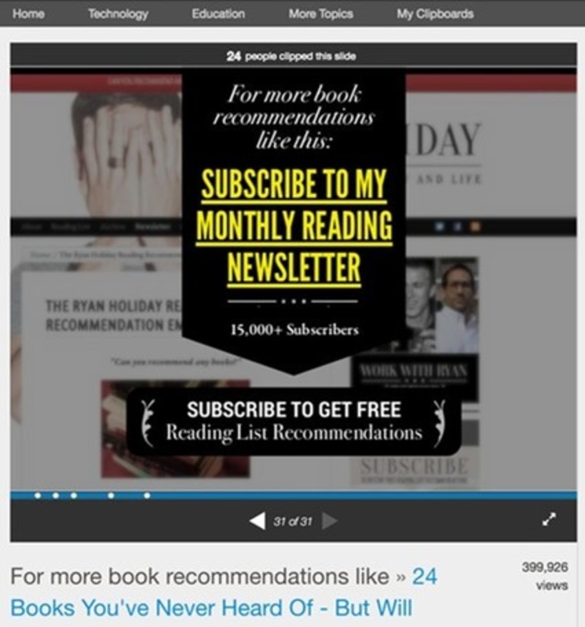 How to Use SlideShare for Lead Gen With E-Books - MarketingProfs | The MarTech Digest | Scoop.it