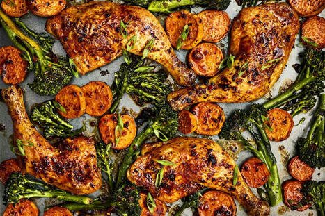 Sheet Pan Chili Crisp Chicken Recipe | Best  Healthy Living Scoops | Scoop.it