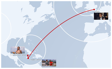 James Bond Travel Map | Random Stuff and Current Events | Scoop.it