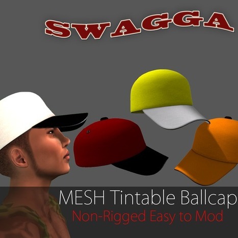 Mesh Ballcap by Swagga | Teleport Hub | Teleport Hub | Scoop.it