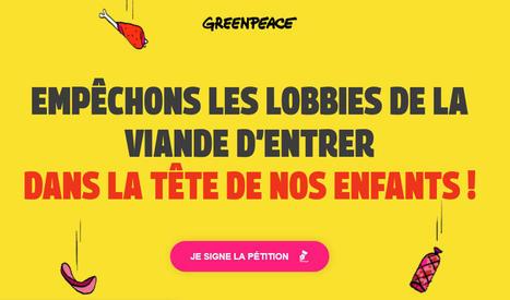 Nouvelle attaque de Greenpeace France envers les lobbies de la viande | Actualité Bétail | Scoop.it