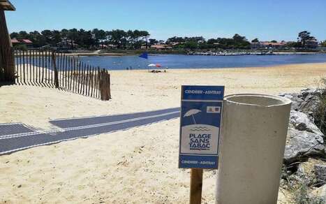 Mimizan teste une plage "sans tabac" sur le courant  | Landes | Scoop.it