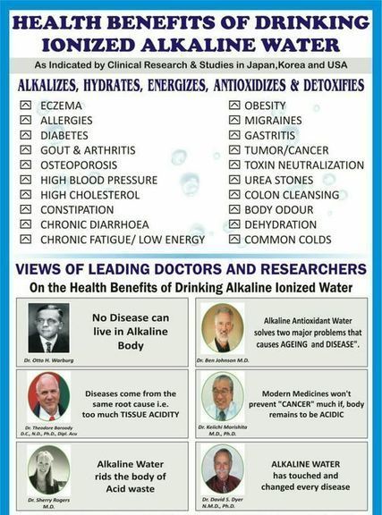 kangen water colon cancer