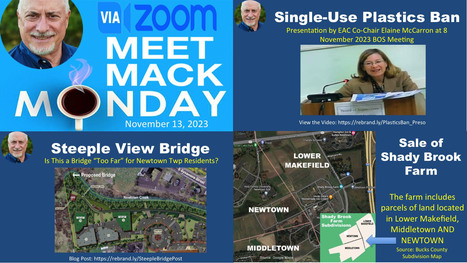 13 November 2023 Meet Mack Monday Zoom Meeting | Newtown News of Interest | Scoop.it
