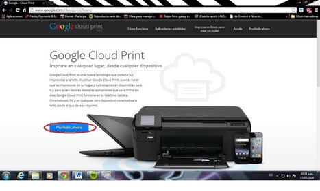 ¿Cómo configurar tu impresora para que trabaje en línea gracias a Google Cloud Print? | TIC & Educación | Scoop.it