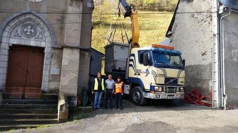 Livraison d'un poste électrique à Aspin-Aure le 12 novembre 2014 - Tweet from @erdf_pyr_land | Vallées d'Aure & Louron - Pyrénées | Scoop.it