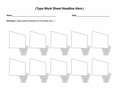 March Madness worksheet - Templates - Office.com | Creative Publishing Tools and Resources for Education | Scoop.it