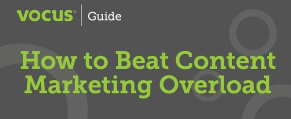 5 Ways to Beat Content Marketing Overload | Ally Greer | Scoop.it