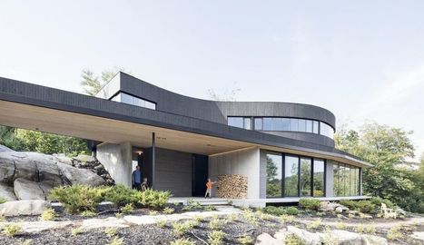 Splendide maison bois contemporaine à base de matériaux recyclés au Québec | Build Green, pour un habitat écologique | Scoop.it